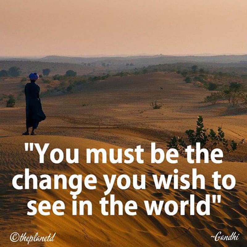 travel quotes by ghandi
