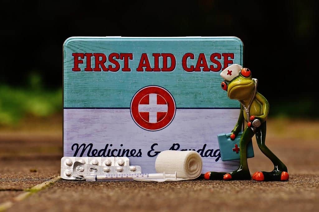 Checklist for packing First Aid Kit